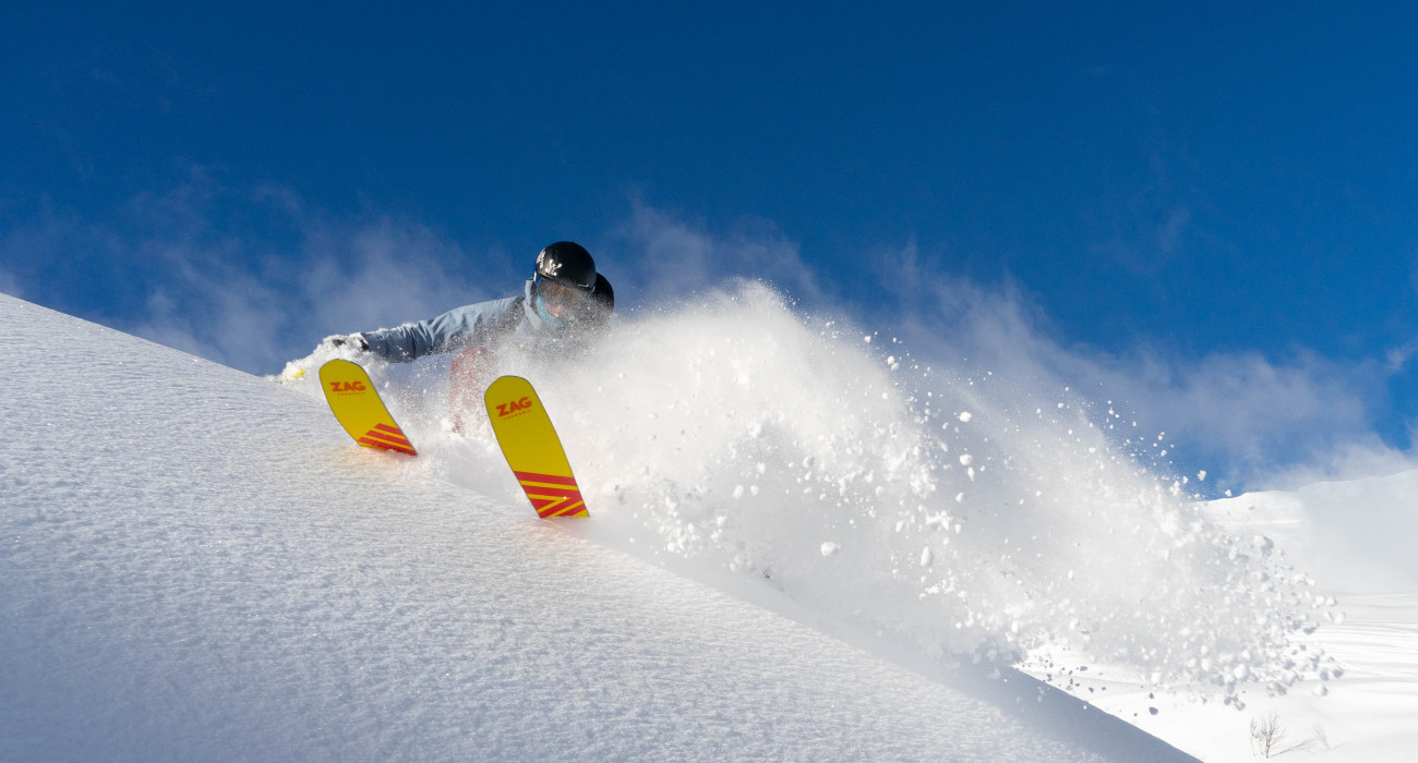 ZAG SLAP 112 ASSET Photo Julien Colonge Skier Anthony Calvet