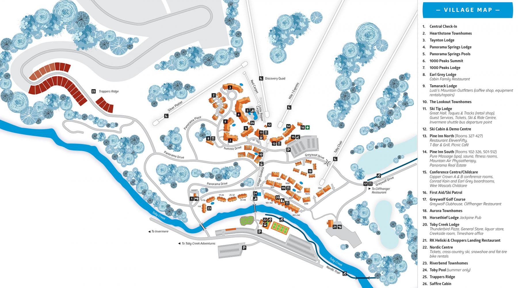 Infiniti village карта