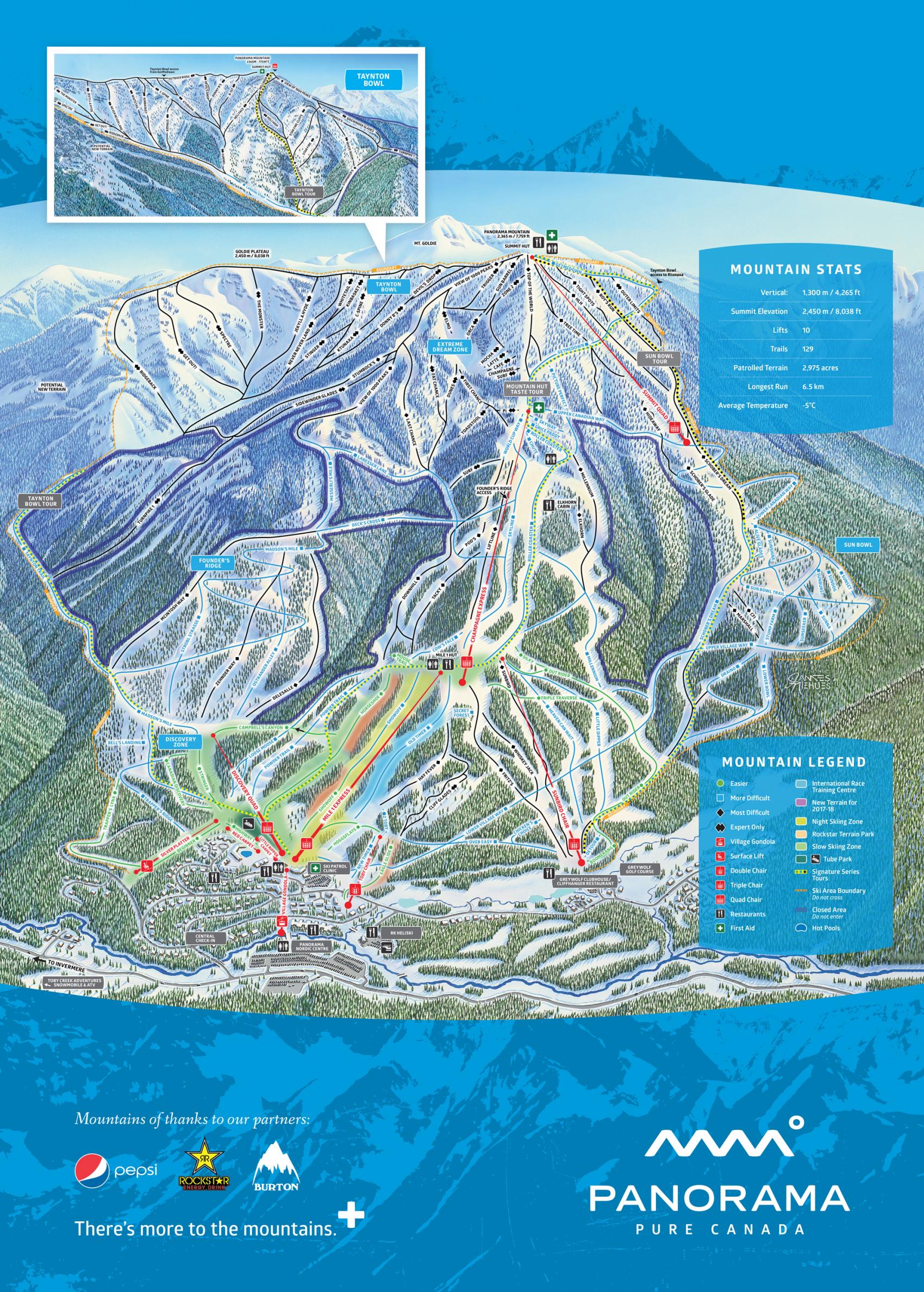Trail Map - Panorama Mountain Resort