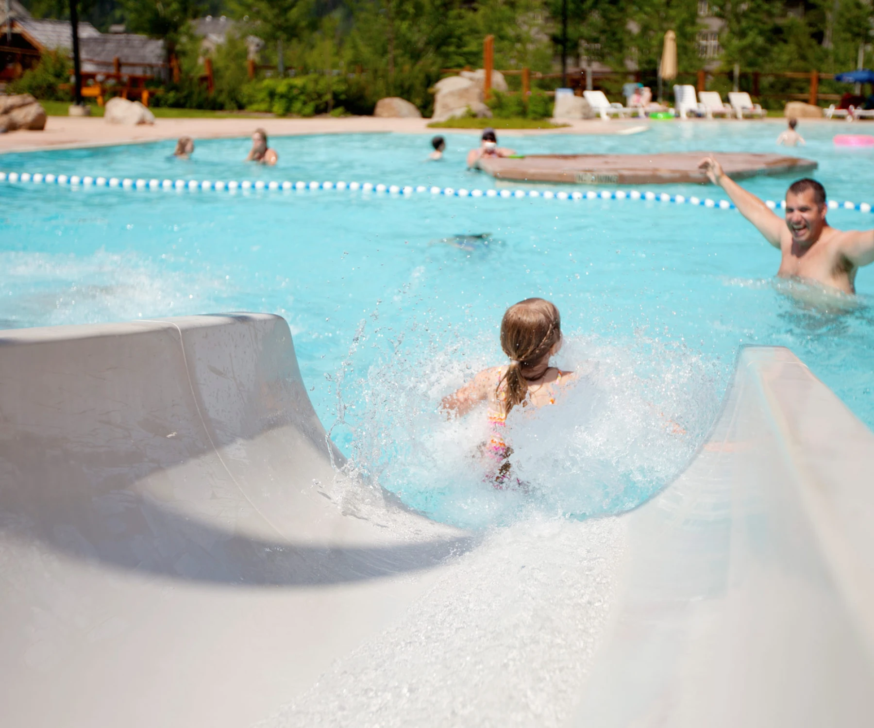 Pano pools slides