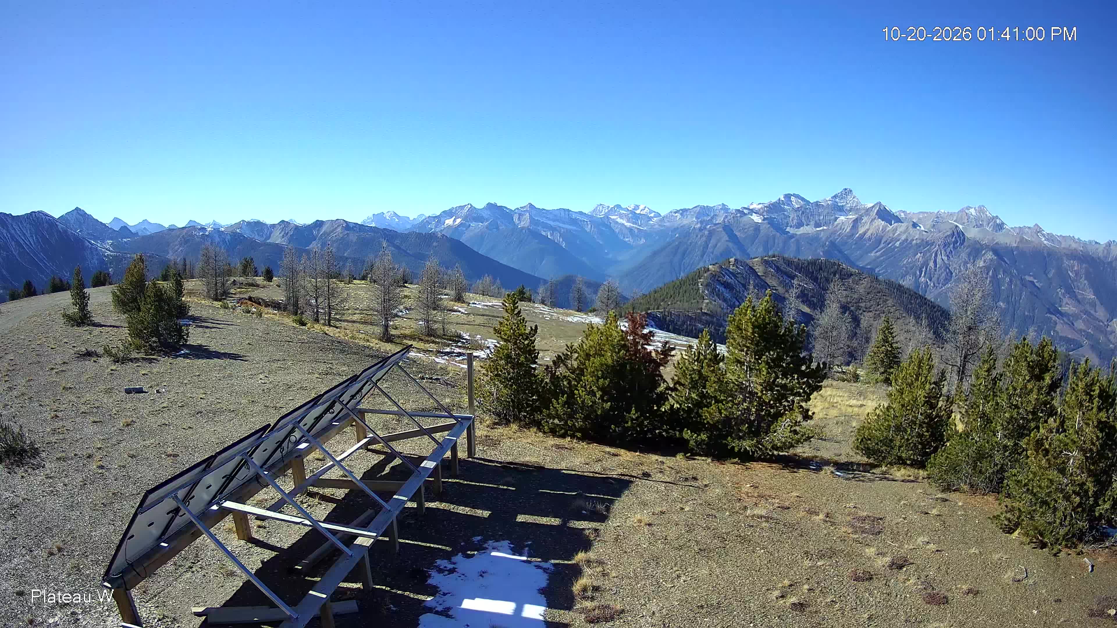 Goldie plateau W webcam at Panorama Mountain Resort, 8,038′